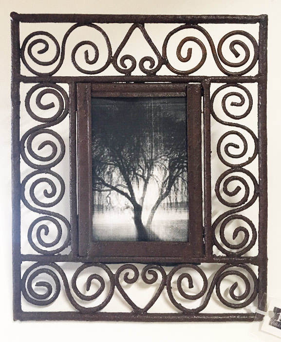 miroir en fer forgé