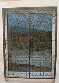 grille de protection ouvrante
