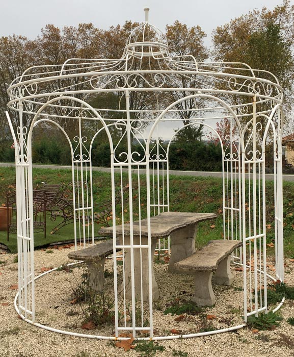 Gloriette kiosque gloriette en fer forgé