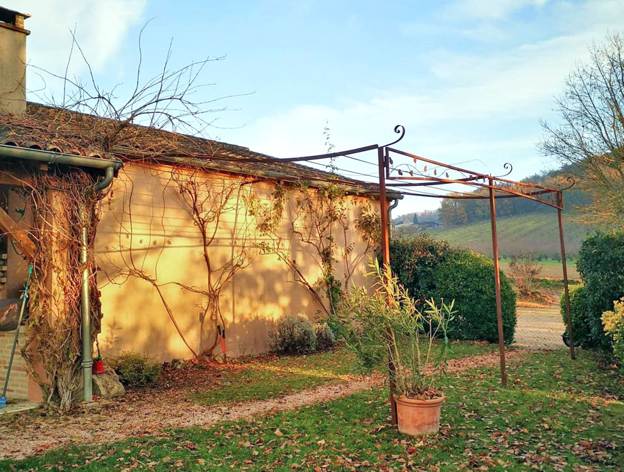 Pergola en fer forgé