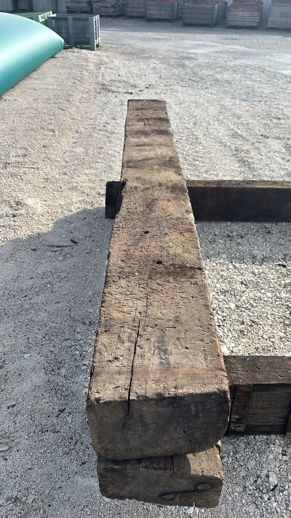 Vielles poutres et traverses